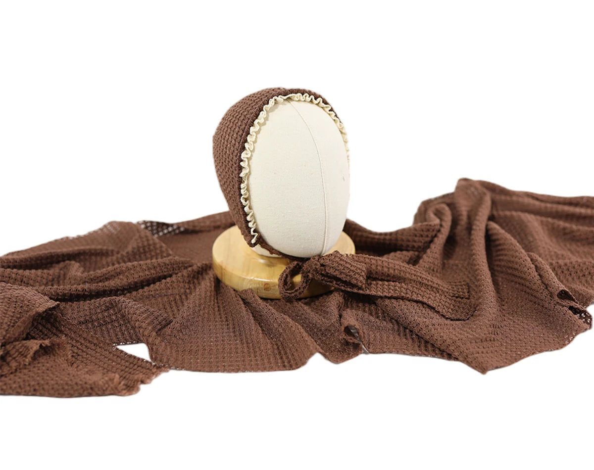 Newborn Photography Props Wrap Hat Set Knitted