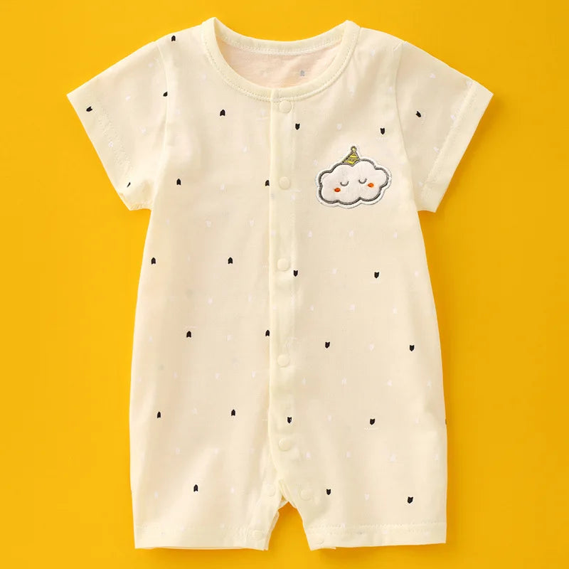 Newborn Baby Clothes Summer Baby Home Wear Cotton pajamas