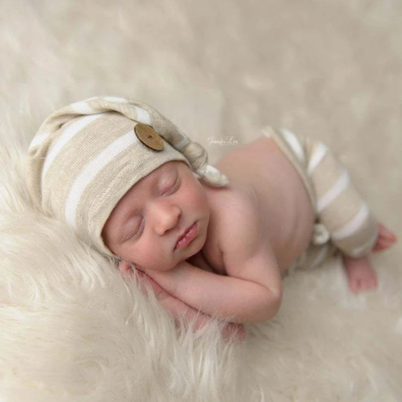 1set Newborn Photography Props Crothet Baby Clothes