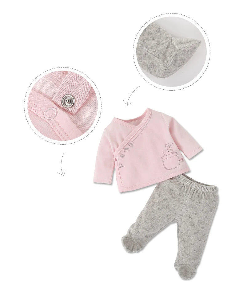 Baby 2PCS Set Newborn Baby Winter Clothes 0-9M