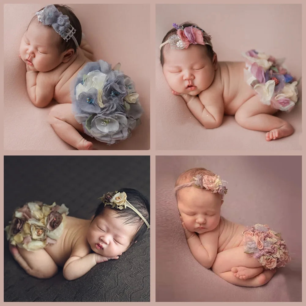 Newborn photography headband flower for photo Accessories