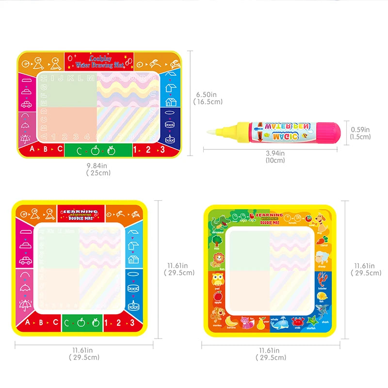 Drawing Toys Water Drawing Mat 29 * 29.5 CM Board Painting