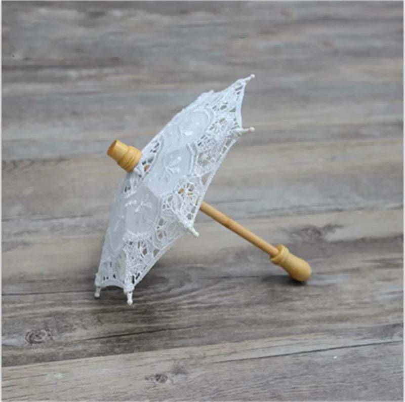Newborn Photography Props Mini Lace Umbrella Baby Photography Accessories