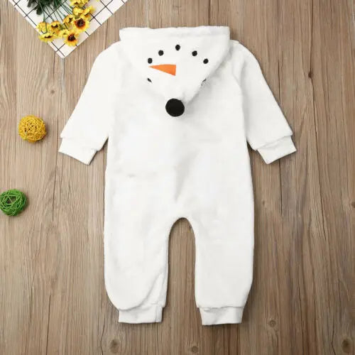 Newborn Baby Olaf Snowman Custome Winter Warm Clothes