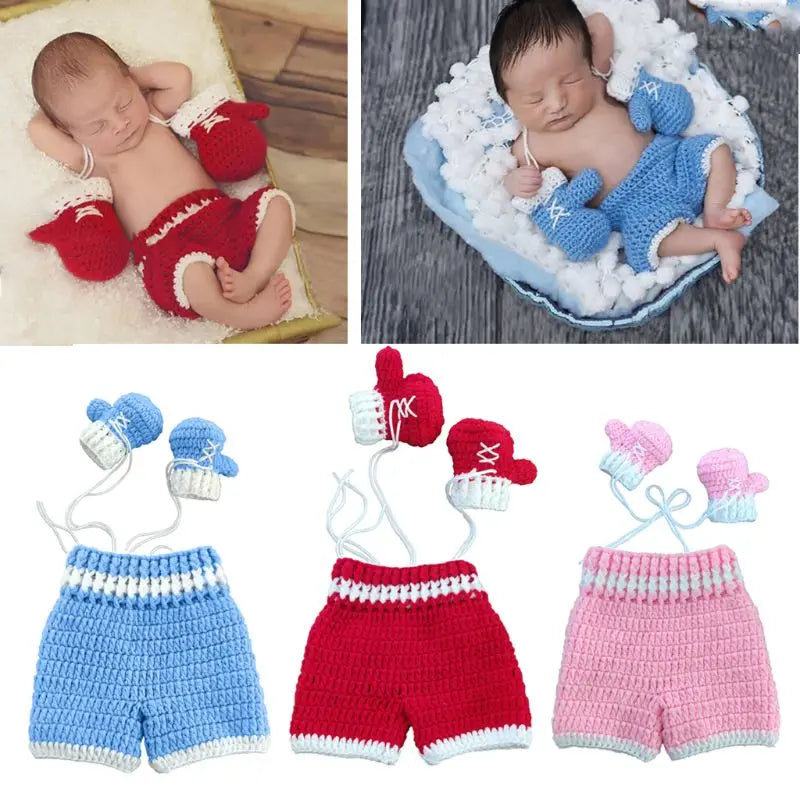0-3month Baby Crochet Photography Props Shoot