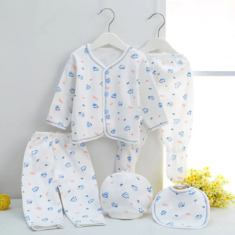 Newborn infant cotton Cartoon underwear Gift Set (5pcs/set) (7pcs/set)