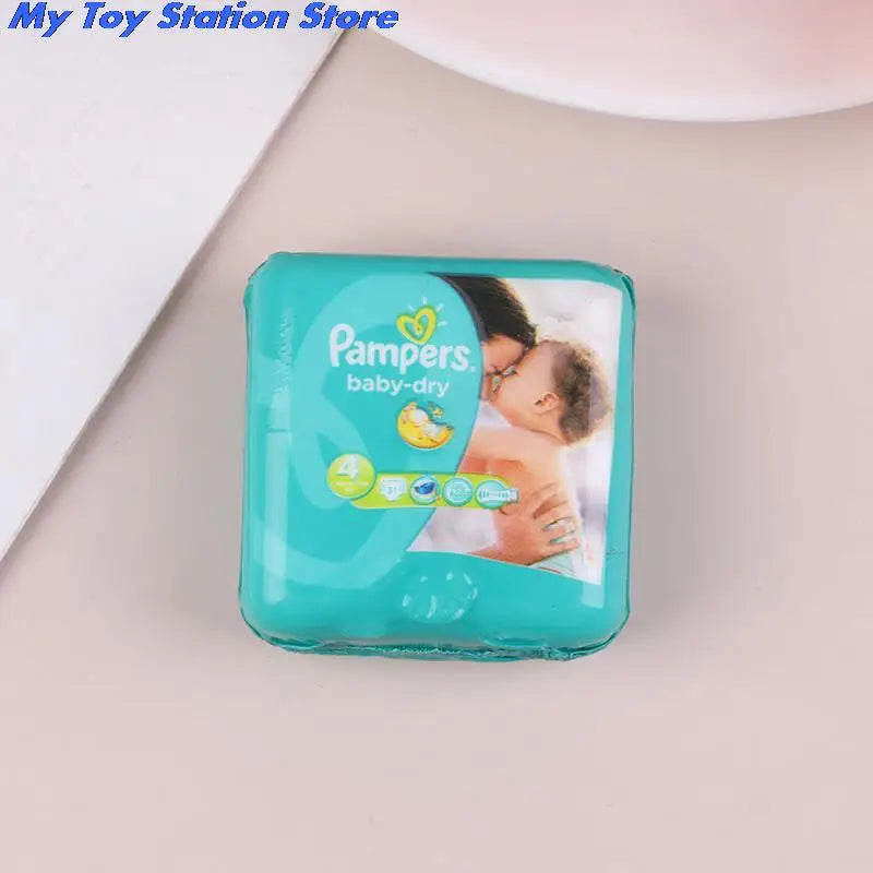 3styles 1:12 Dollhouse Miniature Baby Diaper Model Toy