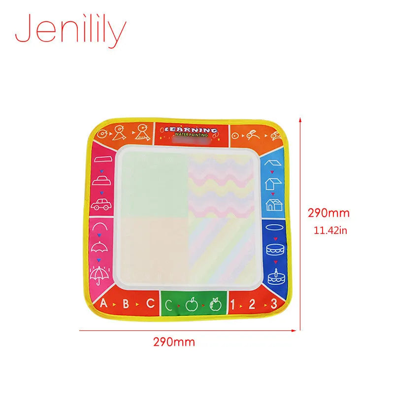29*29CM Baby Kids Add Water with Magic Pen Doodle Painting Picture Water Drawing Play Mat in Drawing Toys Board New Year Gift