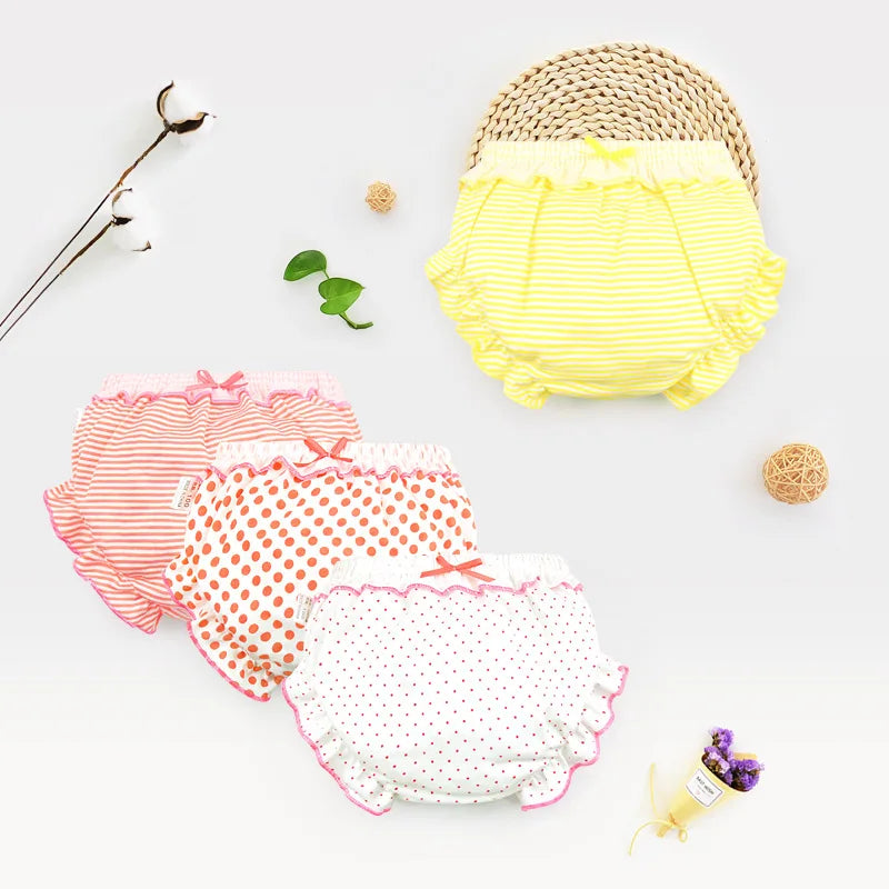 3 Piece/Lot Kids 100%Cotton Panties Baby Infant
