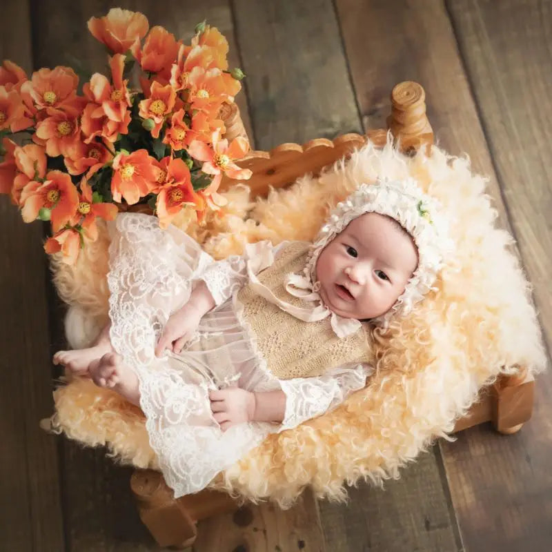 2Pcs/Set Baby Hat+Romper Newborn Photography Props