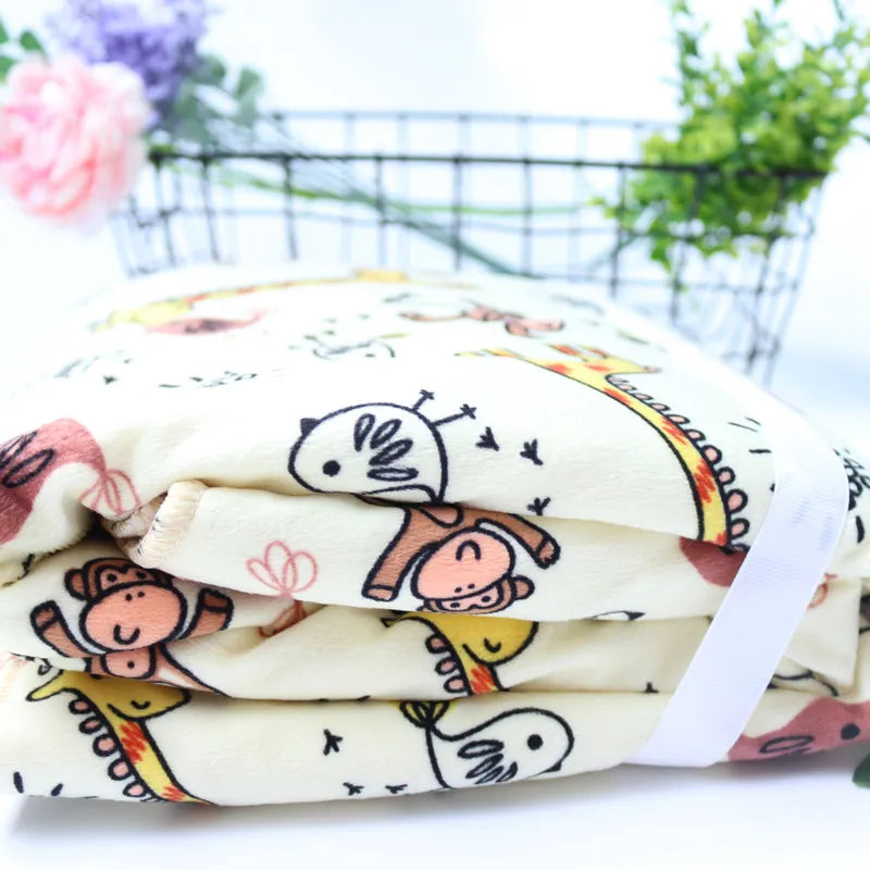Baby Blankets New Thicken Double Layer Coral Fleece