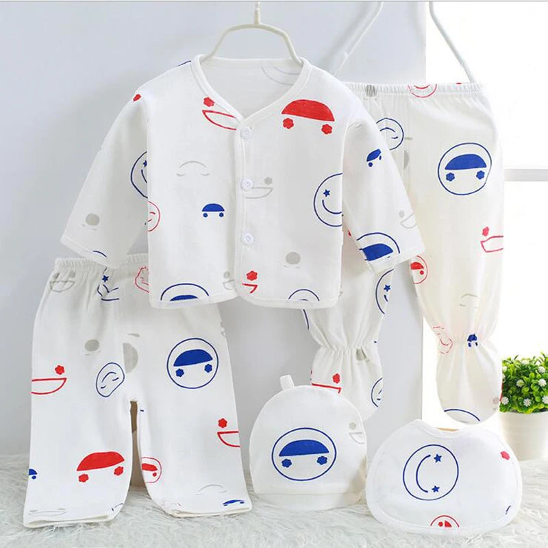 Newborn Cotton Underwear Sets Gift Sets 5 pcs/set 6 colors