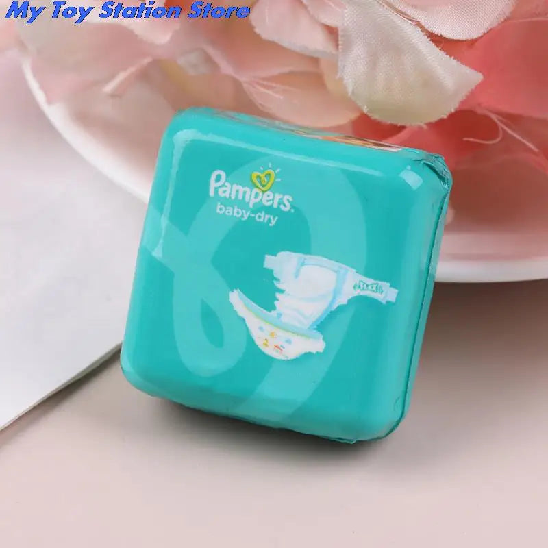 3styles 1:12 Dollhouse Miniature Baby Diaper Model Toy