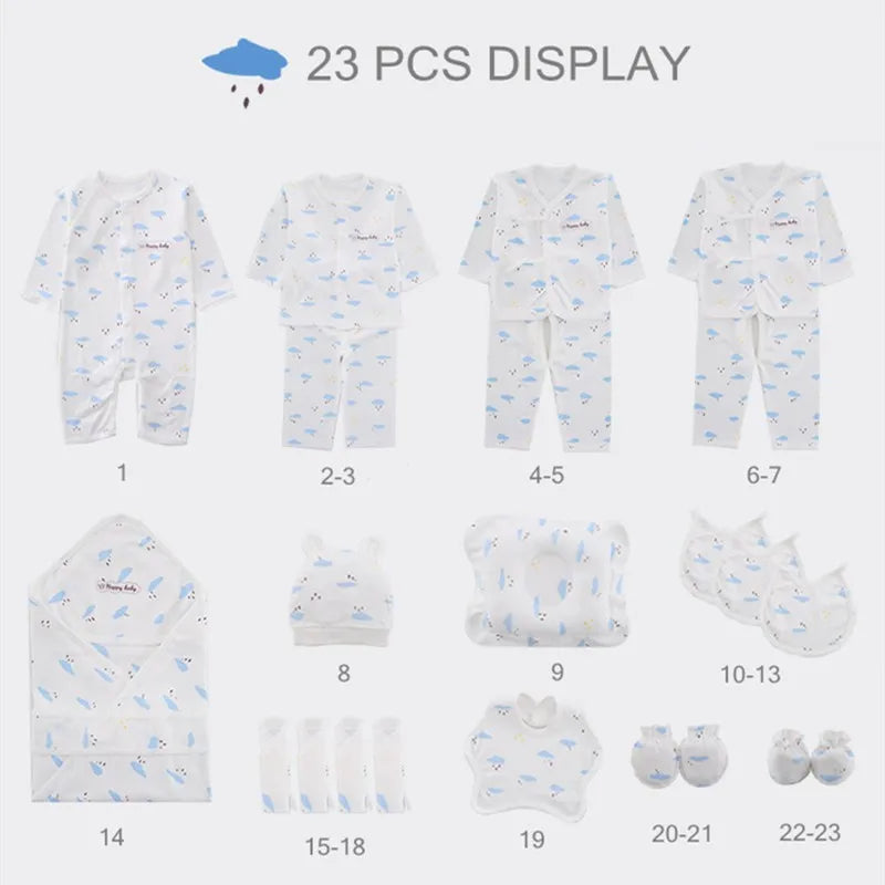 Newborn Cotton For Baby Clothing Sets Gift No Box