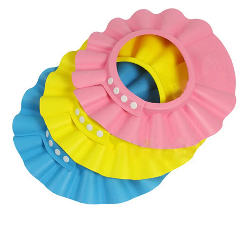 Adjustable Baby Shampoo Cap Kids Wash Hair Protection