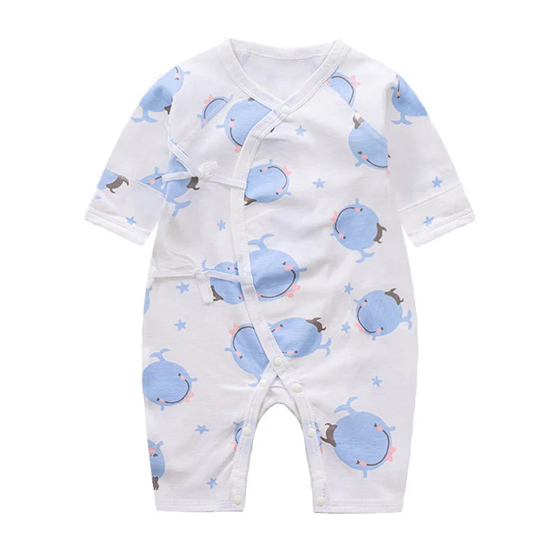 Baby Clothes V-Neck Sleepwear Newborn Cotton Baby Clothing