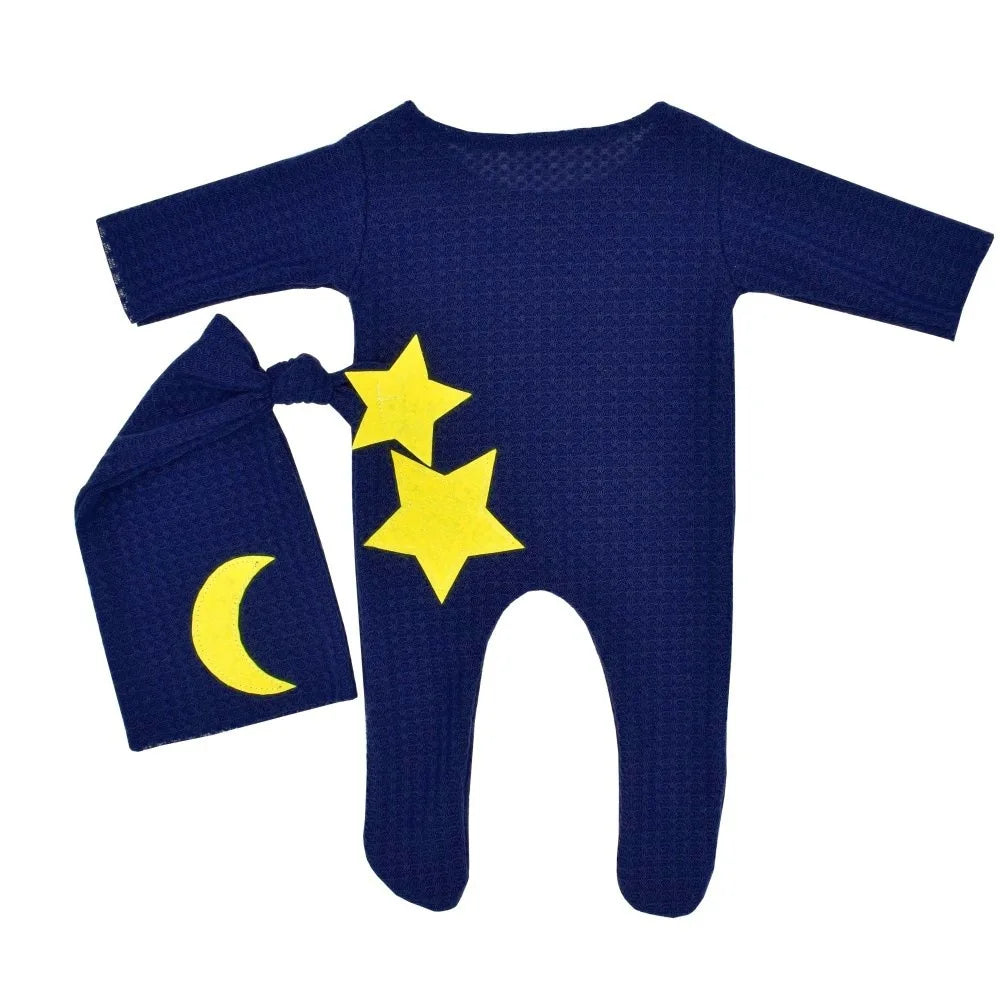 Moon Stars Newborn Photography Props Babies Accessories