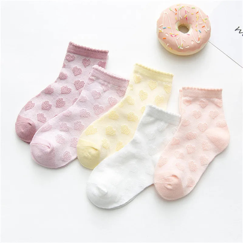 5 Pairs/Lot Baby Socks Soft Cotton Socks 0-24 Month