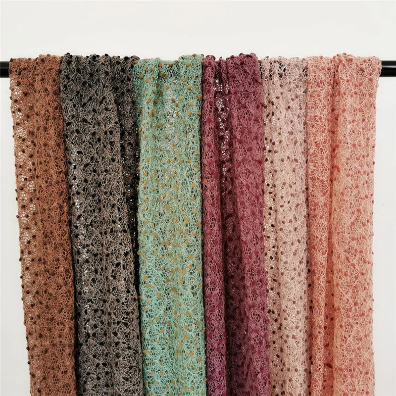 Baby Knitted Swaddling Elastic Scarf With Pompon Outfits