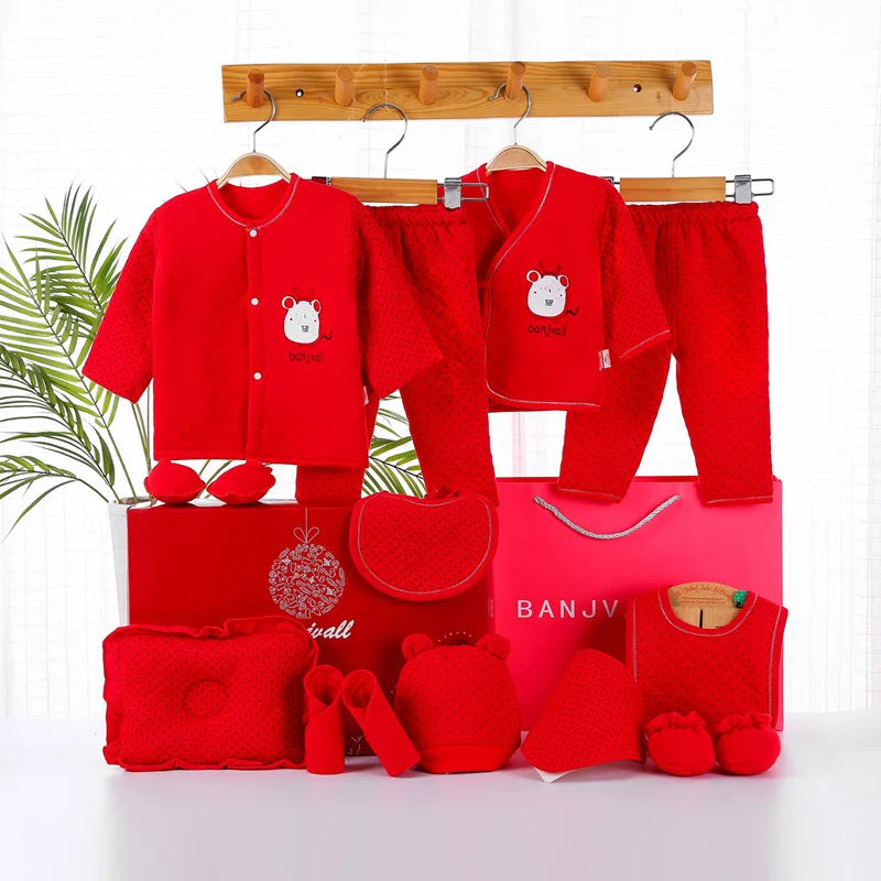 New Arrival Newborn Warm Clothes Cotton Suit Baby Gift