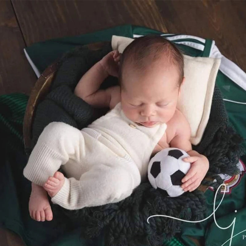 New Needle Felted Wool Football Newborn Photography Props