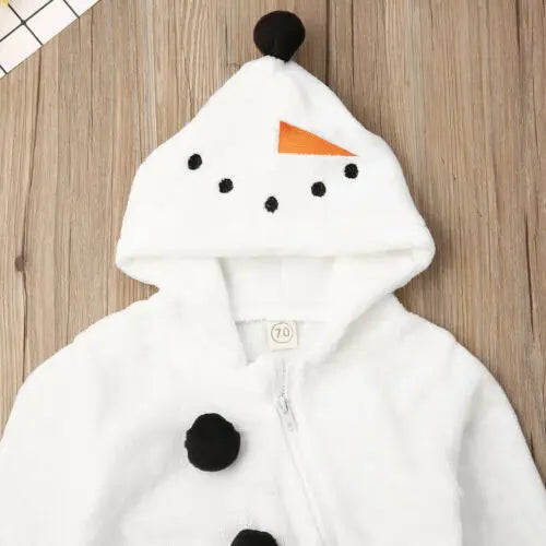Newborn Baby Olaf Snowman Custome Winter Warm Clothes
