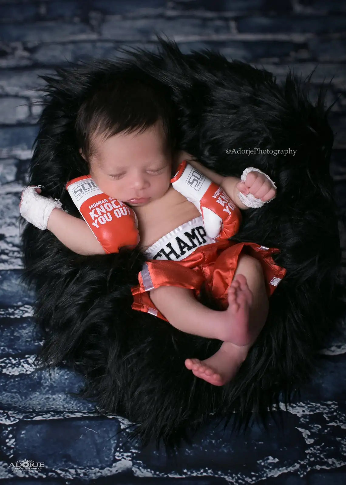 Newborn Mini Simulation Boxing Glove Baby Photo
