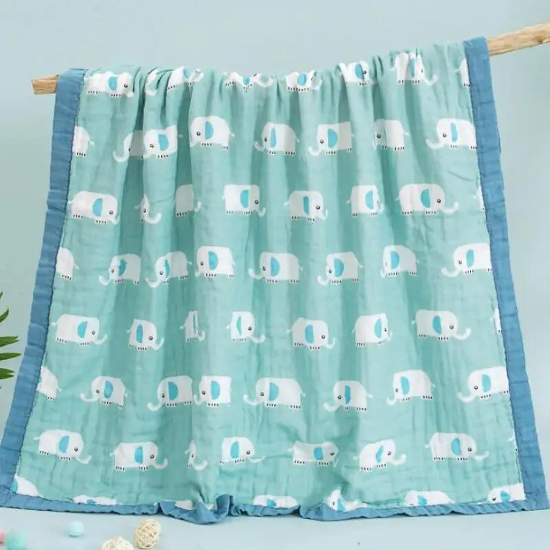 110x110cm 120x150cm 6 Layer Muslin Boy Girl Kids Children Sleep Blanket Swaddle Bath Towel 100% Cotton Newborn Wrap Baby Blanket