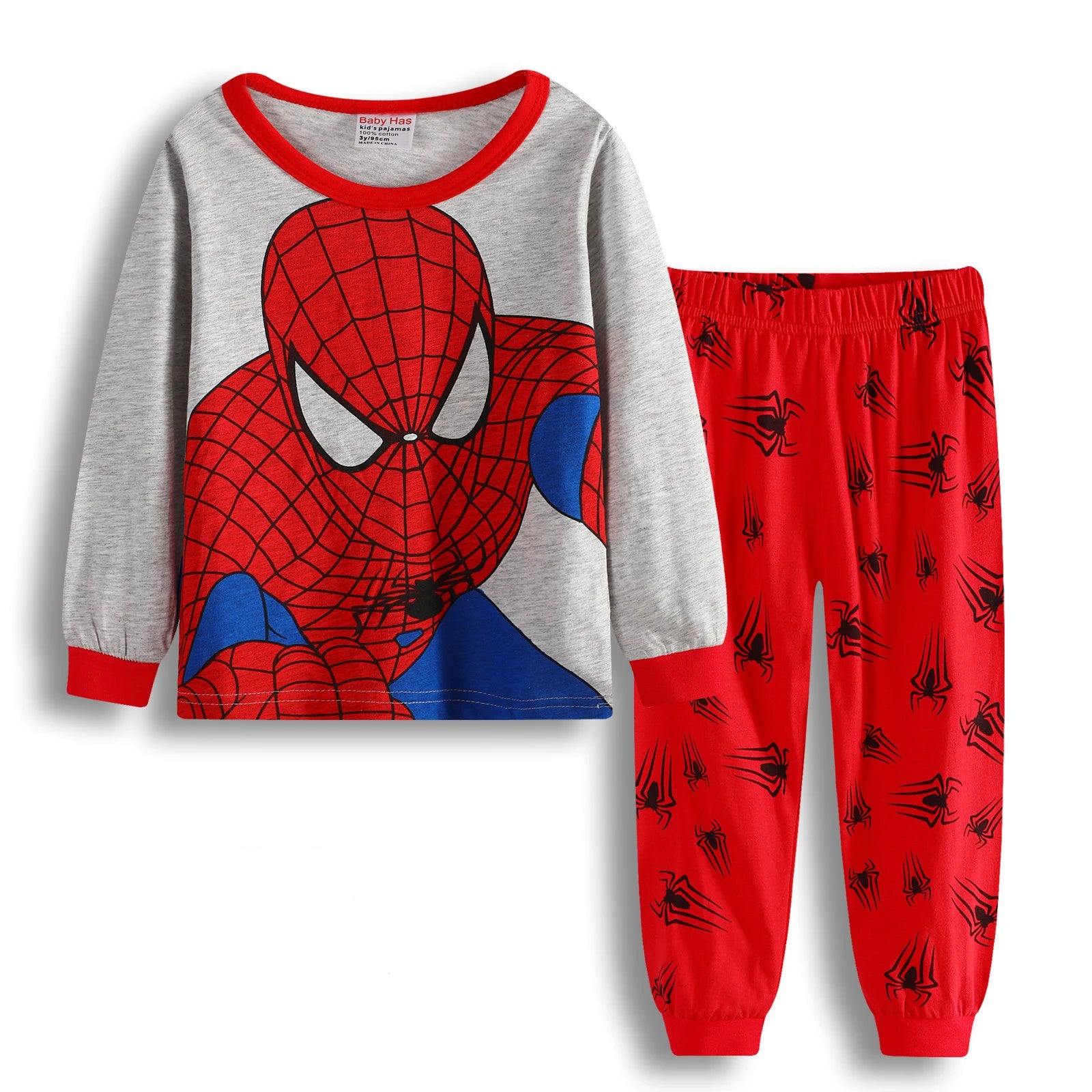 2pcs/set New Baby Pajamas SpiderMan Sets