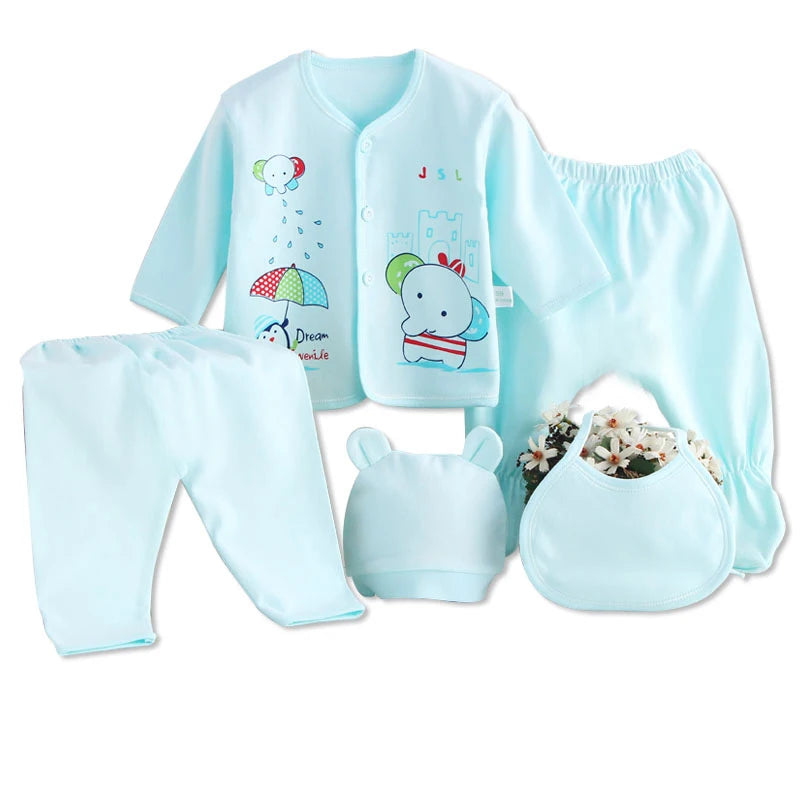 Newborn Cotton Underwear Sets Gift Sets 5 pcs/set 6 colors