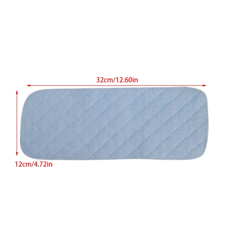 10Pcs Reusable Baby Cotton Blend Cloth Diaper Newborn Soft Nappy Insert 3 Layers