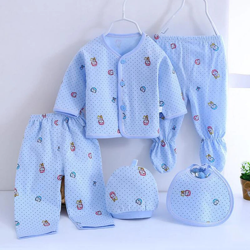 Newborn Cotton Underwear Sets Gift Sets 5 pcs/set 6 colors