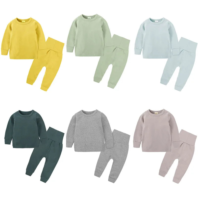 Home Wear Thick Suede For 0-4Year Baby Underwear Sets