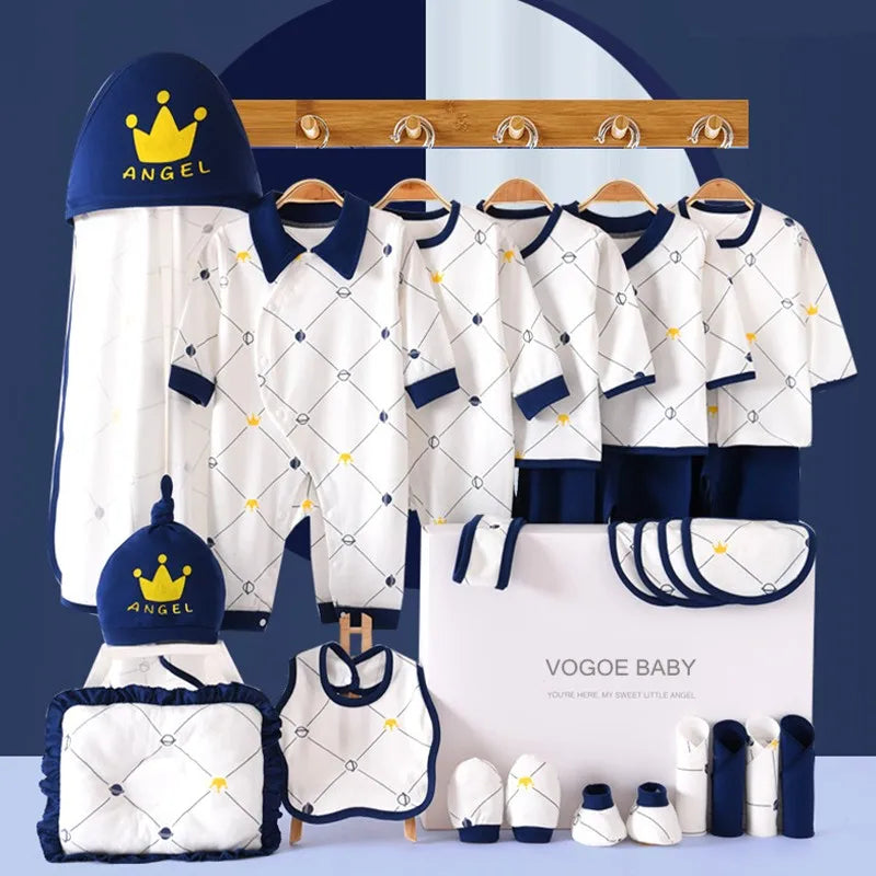 19/23/25 PCS Newborn Baby Gift Pure Cotton Baby Set 0-12 Months No Box