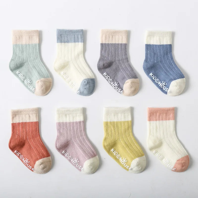 3 Pairs/lot Newborn Baby Socks Cotton For Girls 0-36Month