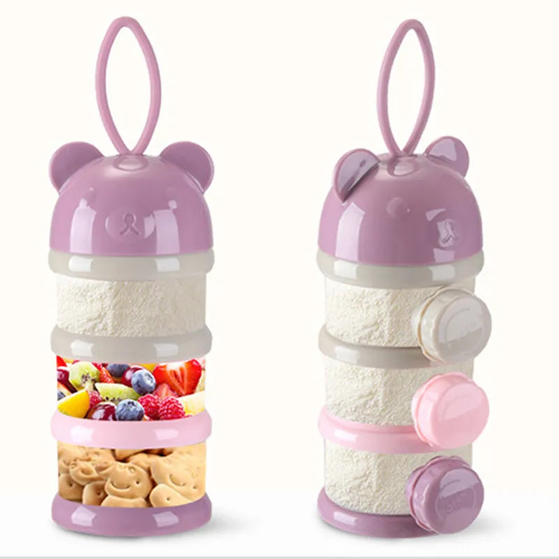 3 / 4 layers Bear Style Portable Baby Food Storage Box