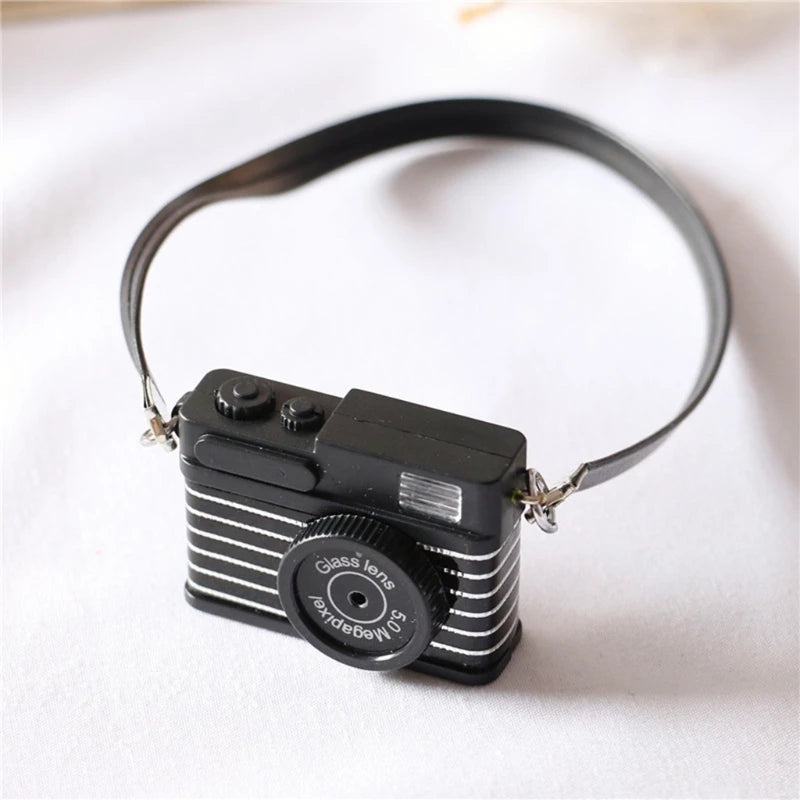1/12 Dollhouse Mini Camera Newborn Photography Props Accessories