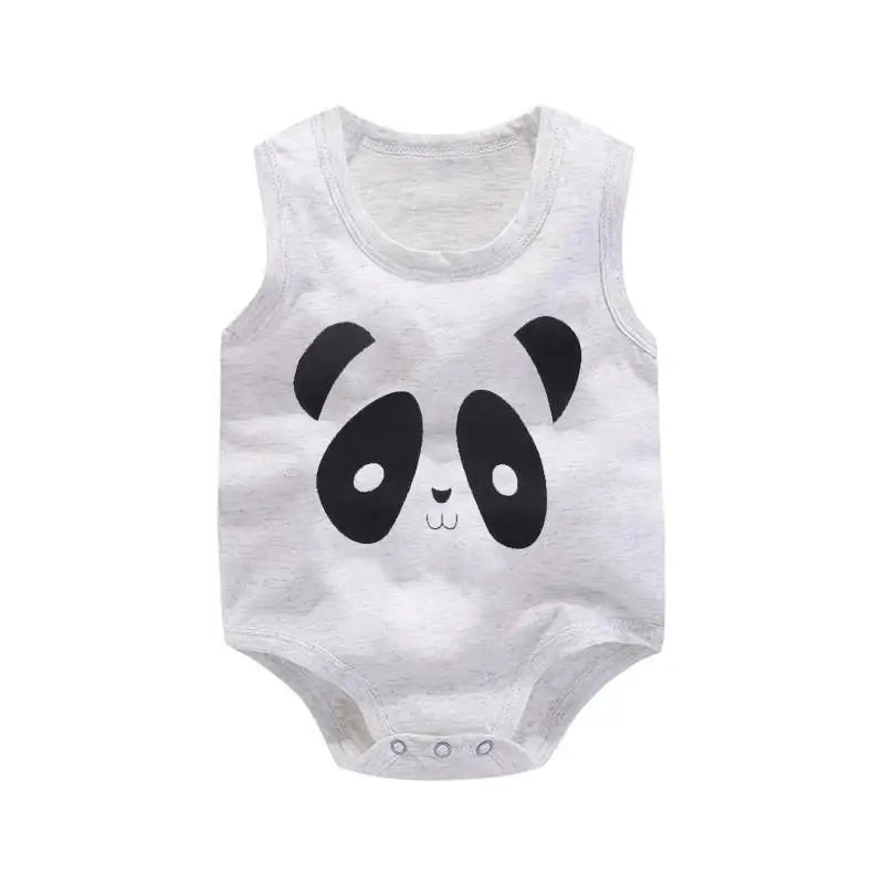 Newborn Baby Sleeveless Bodysuit Summer Clothes