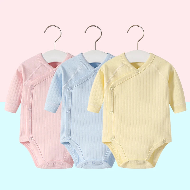 2pcs/lot Newborn Baby Clothes Rompers Cotton Bodysuit