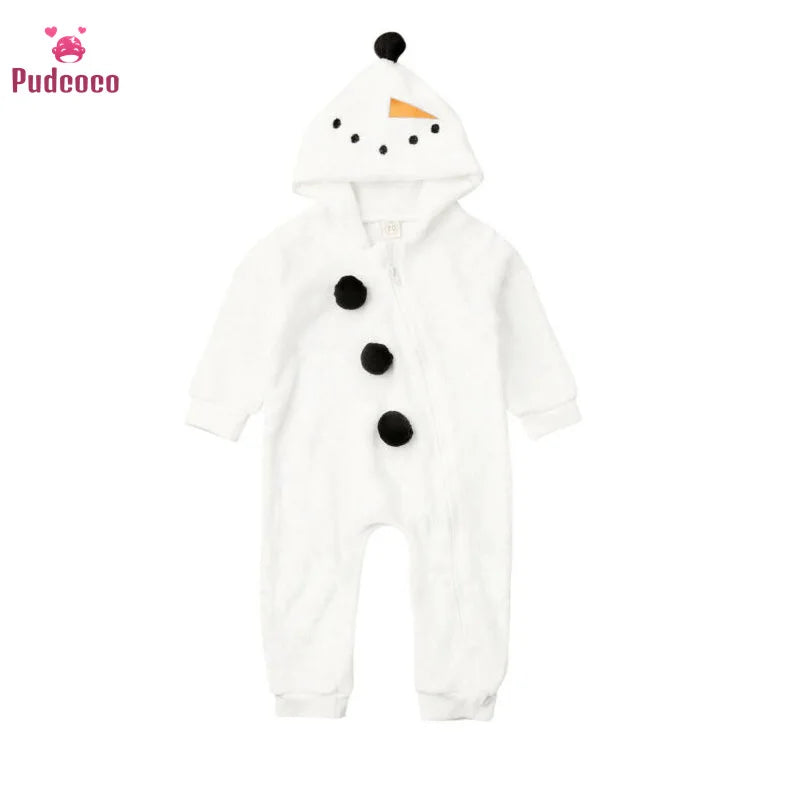 Newborn Baby Olaf Snowman Custome Winter Warm Clothes