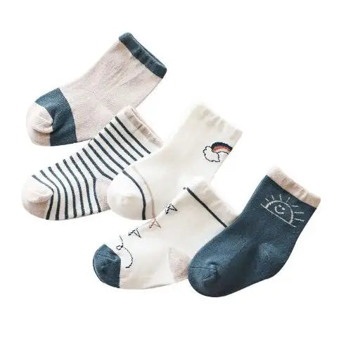 5Pairs/lot new baby tube socks