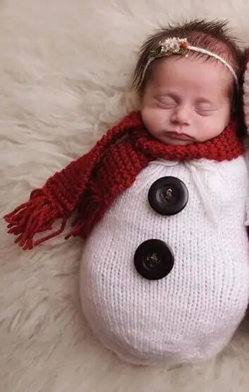❤️Newborn Photography Christmas Clothing Knit Shoot Props Accessories