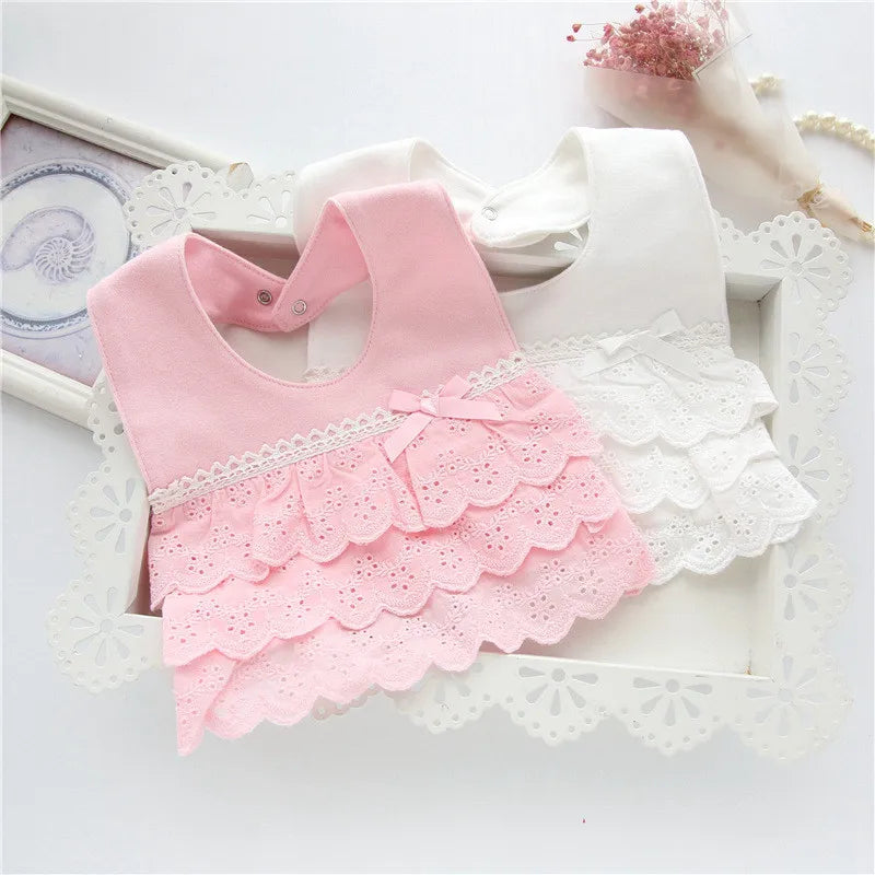 0-24Month Baby Bibs For Girls Boys 100% Cotton Gentleman Style Burp Cloth