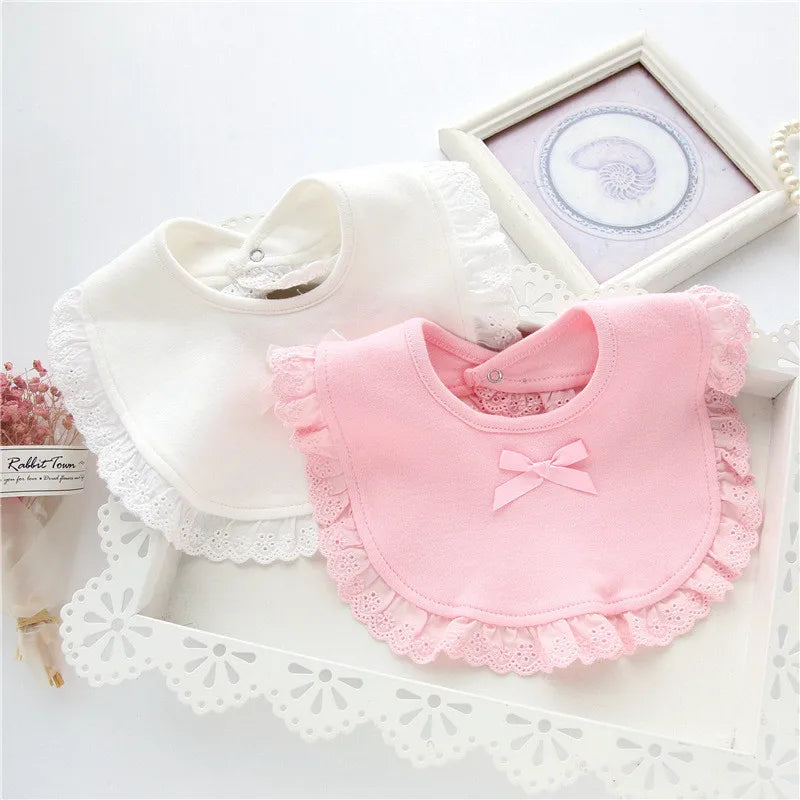 0-24Month Baby Bibs For Girls Boys 100% Cotton Gentleman Style Burp Cloth