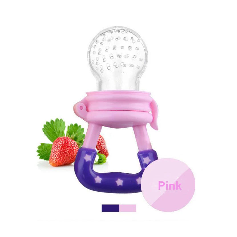 30pcs/lot Baby Fruit Pacifier Feeder Bottle Silicone Nipple Pacifier