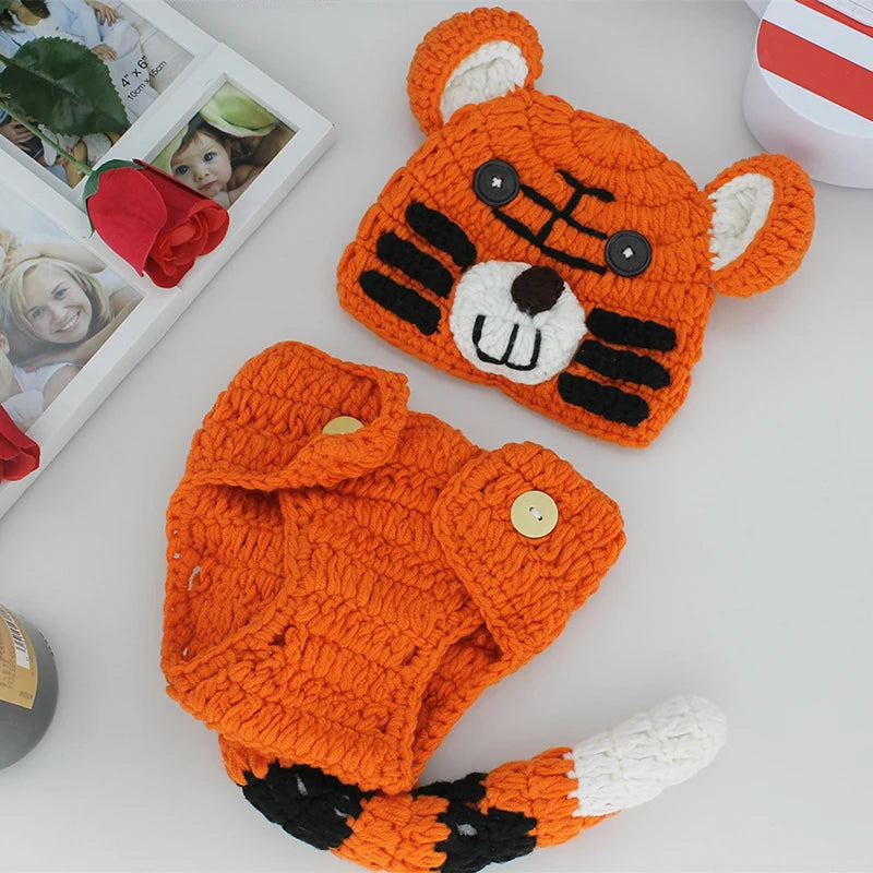 Cute Lion Animal Newborn Photography Props