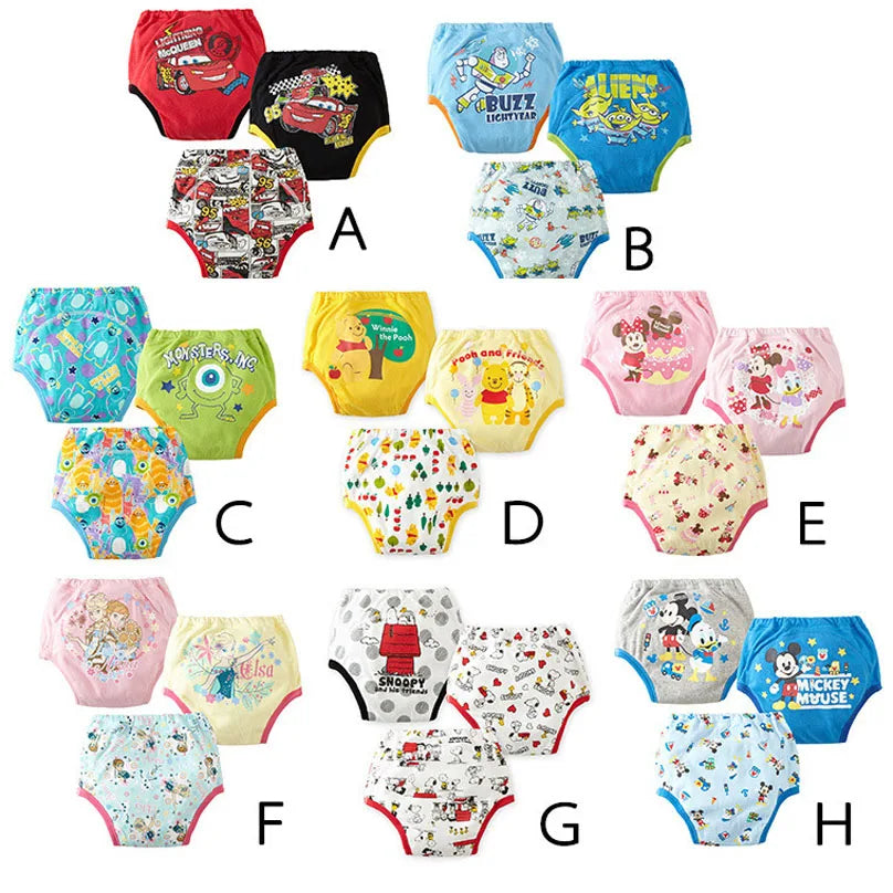 9pc Reusable Baby Training Pants Infant Waterproof Pant Toddler Potty Underwear Newborn Boy Girl Swimming Diapers Nappy Panties