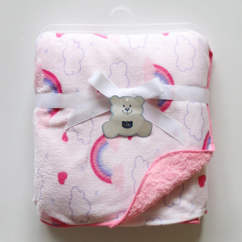 Baby Blanket Thermal Coral Fleece Blanket