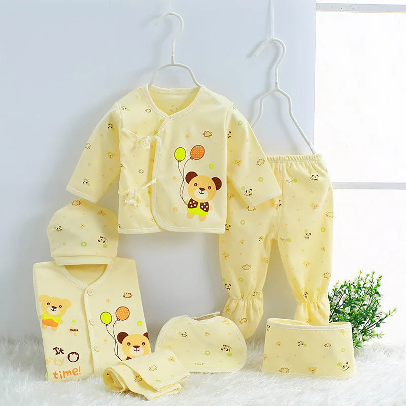 Newborn infant cotton Cartoon underwear Gift Set (5pcs/set) (7pcs/set)