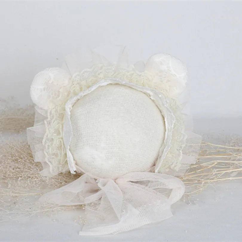 Mohair Monkey Hat Newborn Baby Bonnet Props